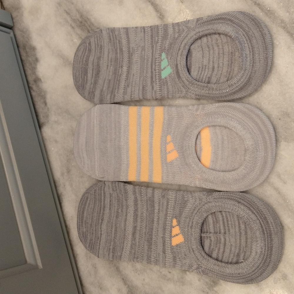 NWOT 3 Pair Women's Adidas No-Show Socks